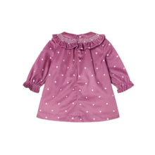 Load image into Gallery viewer, Heart Print Velvet Dress for Baby