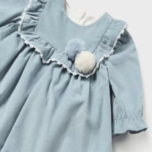 Load image into Gallery viewer, Blue Corduroy Dress for Baby