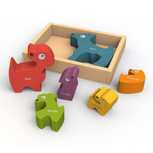 Load image into Gallery viewer, Dog Family Puzzle - Bilingual!