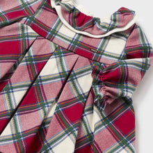 Load image into Gallery viewer, Red Long Sleeve Plaid Dress for Baby