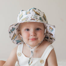 Load image into Gallery viewer, Construction Trucks Bucket Hat UPF 50+ Baby & Toddler