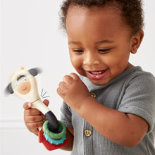Load image into Gallery viewer, Cow Spinner, Teether and Rattle in One