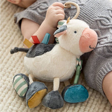 Load image into Gallery viewer, Cow Itzy Friends Link & Love™ Activity Plush