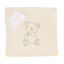 Load image into Gallery viewer, Security Blanket with Beanie | Bear Embroidered