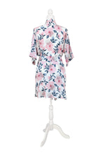 Load image into Gallery viewer, Ladies Kimono Robe in Floral Lilac Print