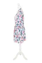 Load image into Gallery viewer, Ladies Kimono Robe in Floral Lilac Print