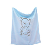 Load image into Gallery viewer, Bear Embroidered Blanket for Stroller