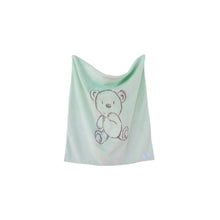 Load image into Gallery viewer, Bear Embroidered Blanket for Stroller