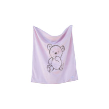 Load image into Gallery viewer, Bear Embroidered Blanket for Stroller