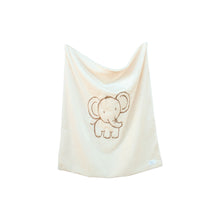 Load image into Gallery viewer, Elephant Embroidered Blanket for Newborn
