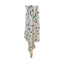 Load image into Gallery viewer, Newborn, Stroller, or Breastfeeding Swaddle Blanket in Dinosaur Print