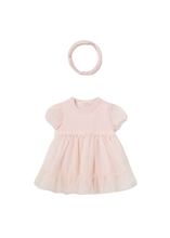 Load image into Gallery viewer, Tulle Dress with Crown Headband for Baby
