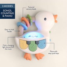 Load image into Gallery viewer, Light-up Interactive Piano Duck Toy
