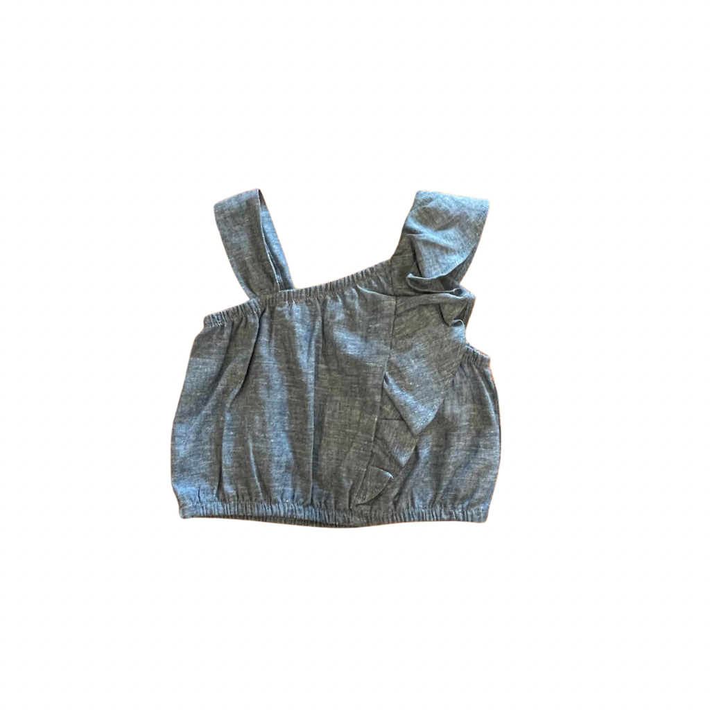 Ruffle Shoulder Top for Toddler