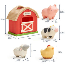 Load image into Gallery viewer, Play Barn Toys with Farm Animals
