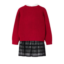 Load image into Gallery viewer, Sweater Dress with Tulle Skirt for Toddler
