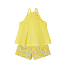 Load image into Gallery viewer, 2pc Yellow Flower Top with Shorts for Toddler
