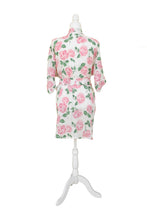 Load image into Gallery viewer, Ladies Kimono Robe in Floral Rose Print
