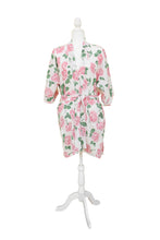 Load image into Gallery viewer, Ladies Kimono Robe in Floral Rose Print
