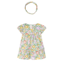 Load image into Gallery viewer, Green Floral Dress for Baby
