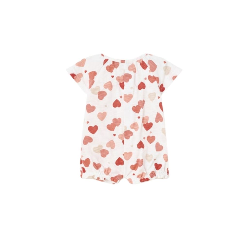 Romper with Heart Print for Baby