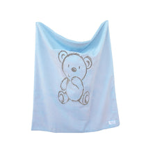Load image into Gallery viewer, Baby Blanket | Bear Embroidered
