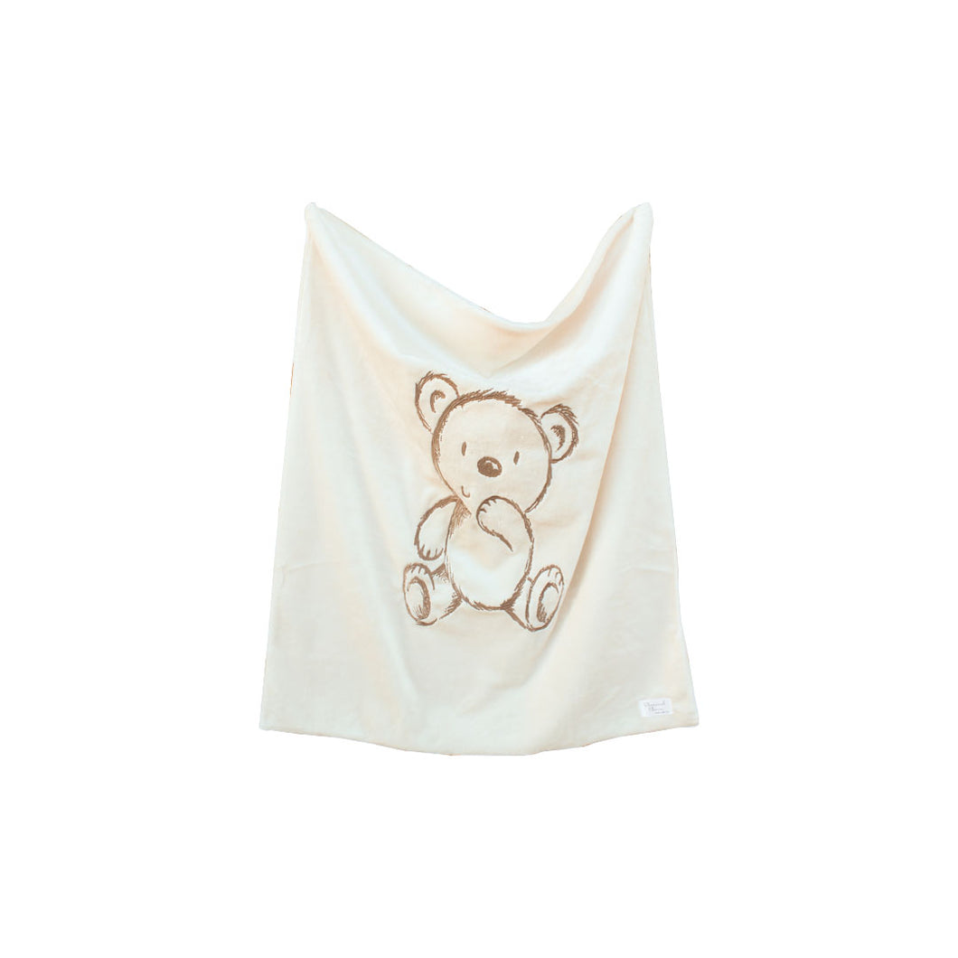 Baby Blanket | Bear Embroidered