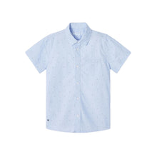 Load image into Gallery viewer, Short Sleeve Button Up in Blue for Toddler
