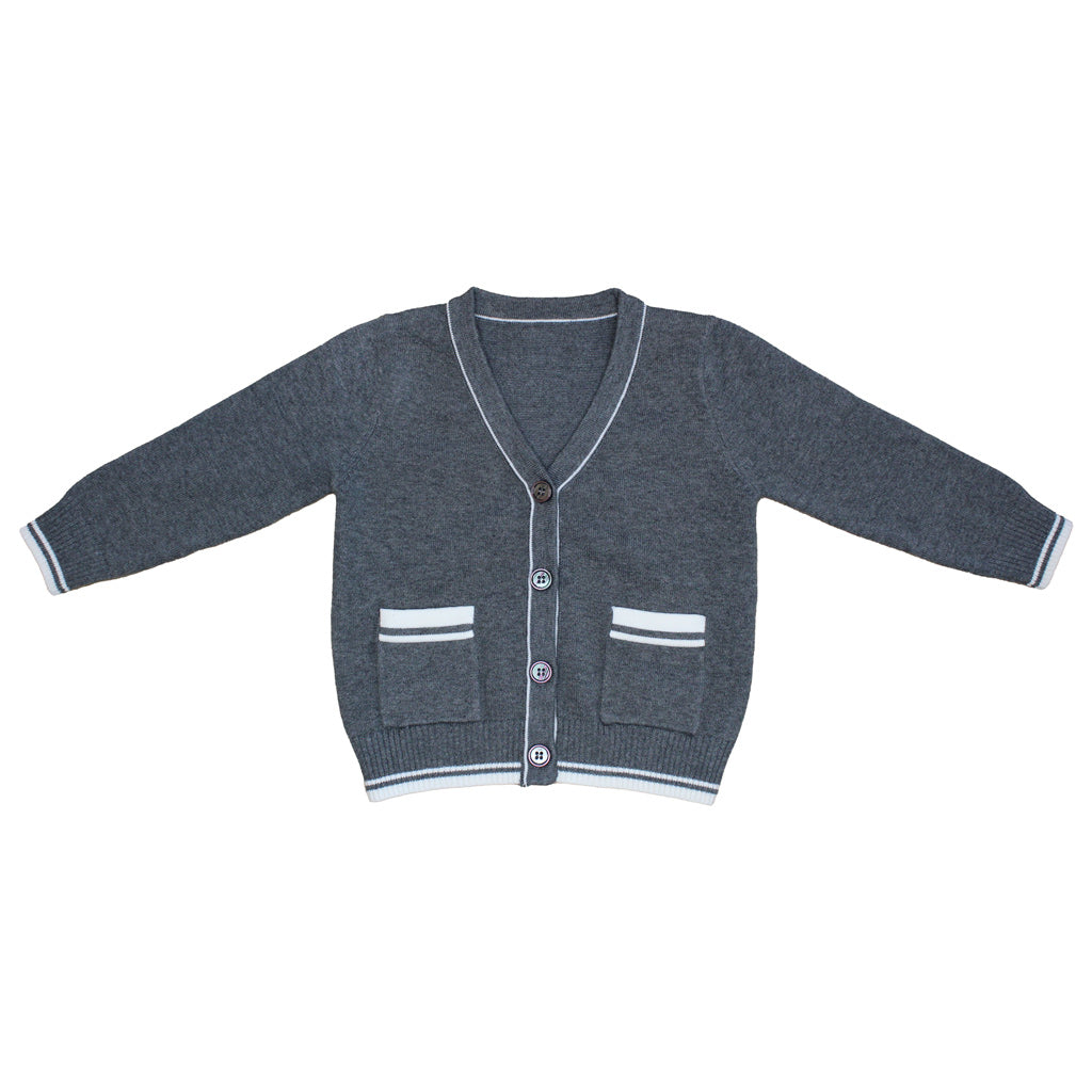 Cardigan for Baby in Grey